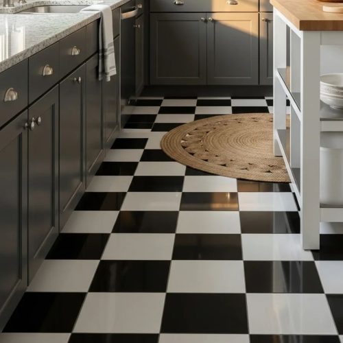 Kitchen Flooring & Drywall