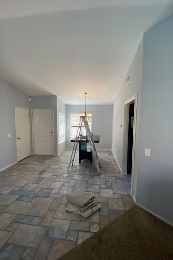 Popcorn ceiling removal