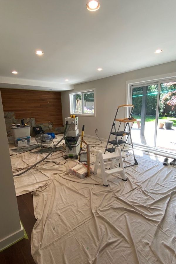 Popcorn ceiling removal